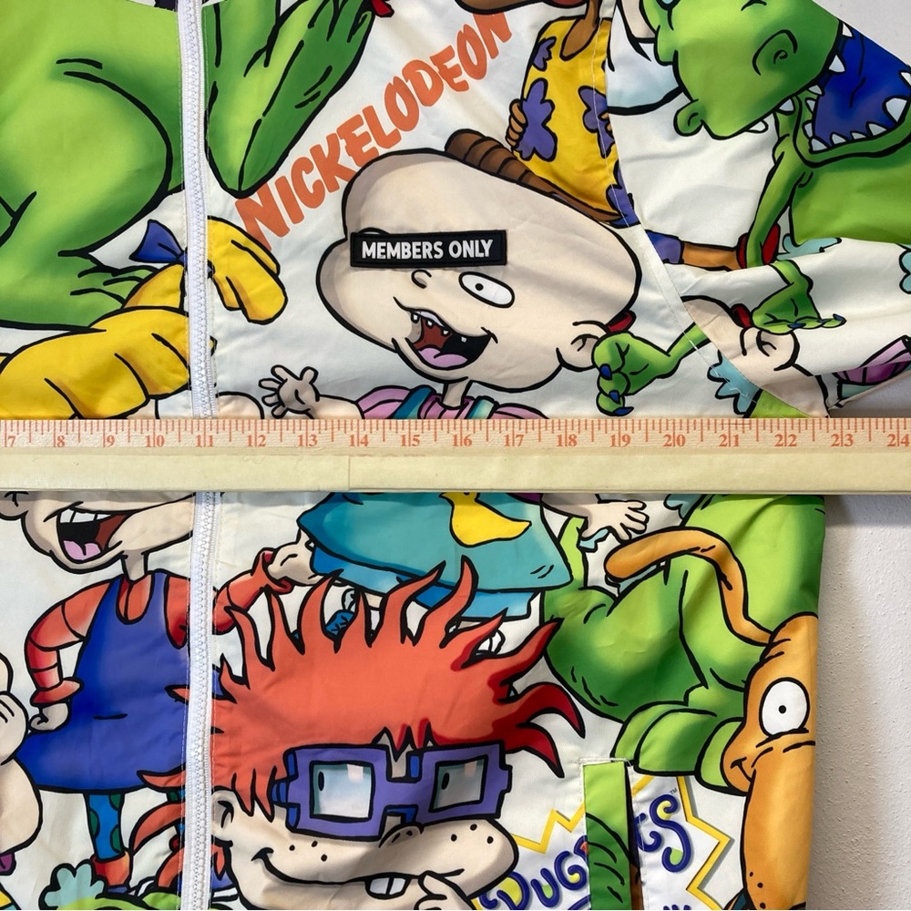 Members Only Rugrats Jacket Mens M Nickelodeon Full Zip Hooded  Cartoon - Picture 6 of 16